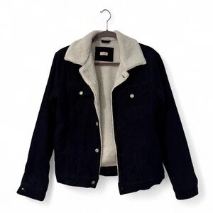 Brandy Melville Corduroy Navy Jacket